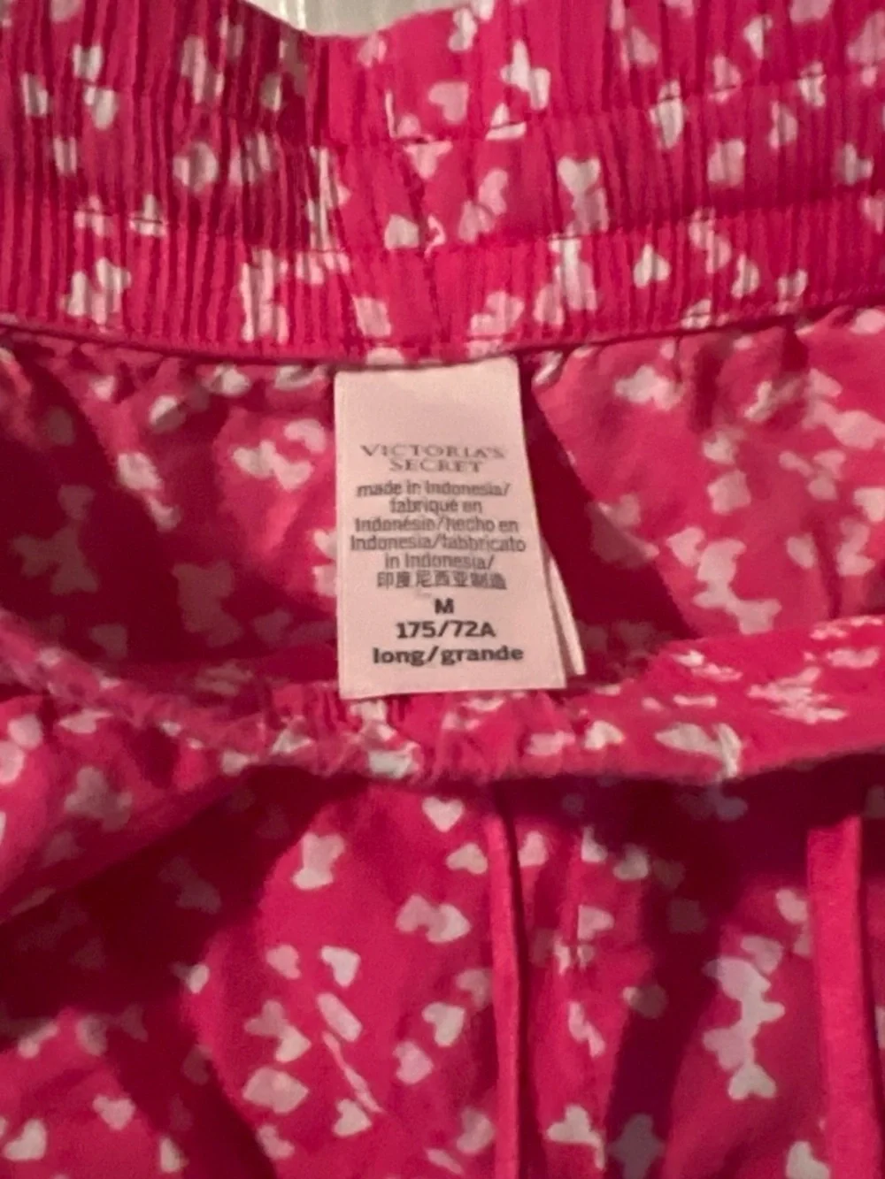 Victoria's Secret Hot Pink Floral-Print Camisole & Pants Sleep Set